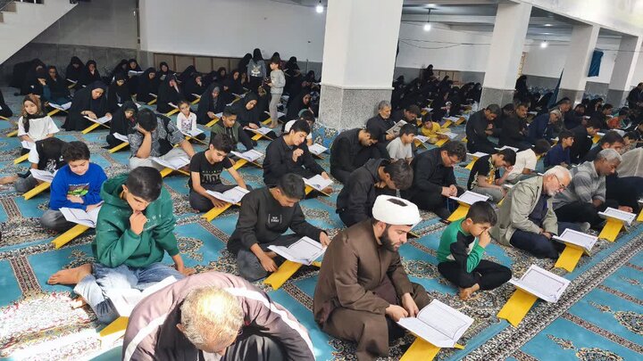 تصاویر/ جزءخوانی قرآن کریم در شهر امام حسن(ع)