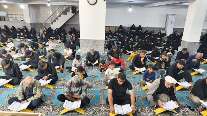 تصاویر/ جزءخوانی قرآن کریم در شهر امام حسن(ع)