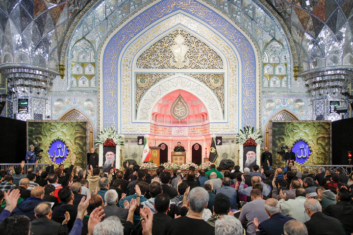 تصاویر/ مراسم احیا شب بیست و یکم ماه مبارک رمضان در حرم مطهر رضوی
