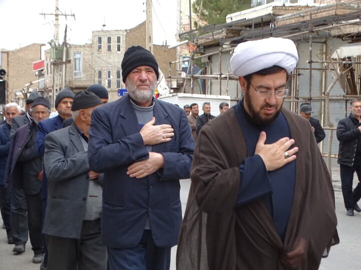 تصاویر/ عزاداری خیابانی شهادت امام علی علیه السلام در چهاربرج