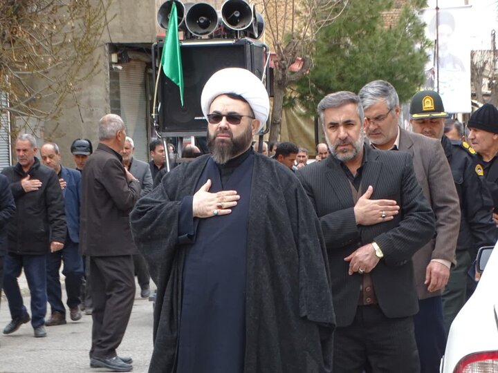 تصاویر/ عزاداری خیابانی شهادت امام علی علیه السلام در چهاربرج