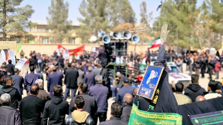 آیین سنتی نخل‌برداری به مناسبت شهادت امام علی (ع)درحسین‌آباد کویر