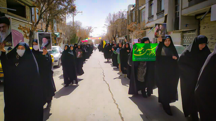تصاویر/ مراسم دسته عزاداری شهادت امام علی علیه السلام در شهر بهار