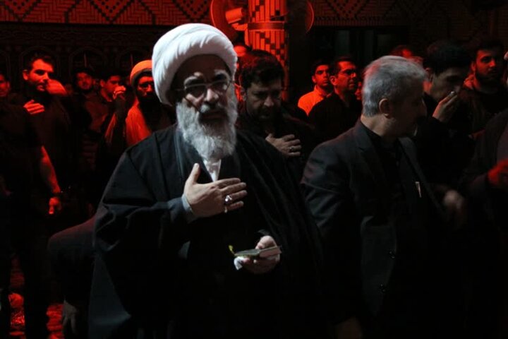 گزارش تصویری/ مراسم احیای شب ۲۱ ماه مبارک رمضان در تکیه سیدحسن قم