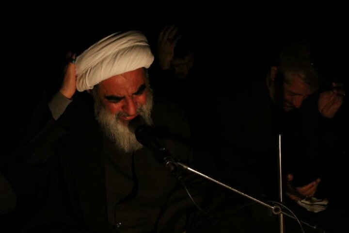 گزارش تصویری/ مراسم احیای شب ۲۱ ماه مبارک رمضان در تکیه سیدحسن قم
