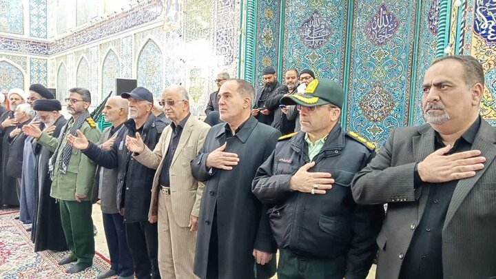 تصاویر/ حرکت هیات مذهبی شهر نطنز در سوگ شهادت امام علی (ع)و امام قائد