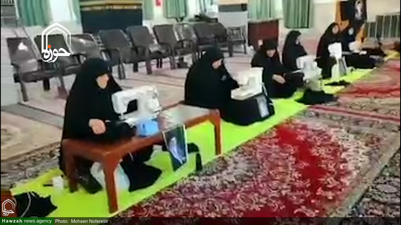 فیلم| پویش جمع‌آوری چادرهای بلااستفاده برای دوخت پرچم عزای امام شهید