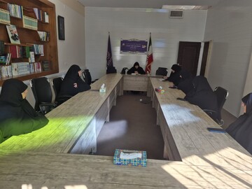 نشست ستاد راهبری فرهنگی، حماسی حوزه علمیه خواهران استان کرمان برگزار شد+تصاویر