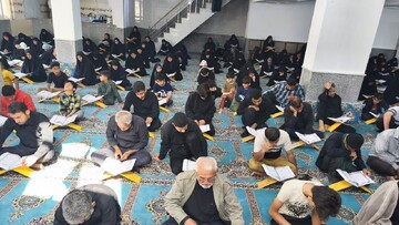 تصاویر/ ترتیل‌خوانی قرآن در روزهای ماه مبارک رمضان در شهر امام حسن(ع)