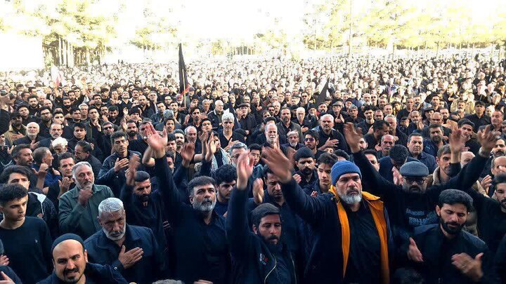تصاویر/مراسم تشییع شهید طریق القدس سرهنگ پاسدار سید اسماعیل رضاپور نوش آبادی