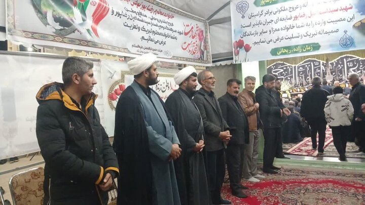تصاویر/مراسم تشییع شهید طریق القدس سرهنگ پاسدار سید اسماعیل رضاپور نوش آبادی