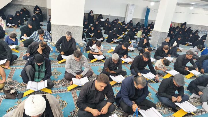 تصاویر/ ترتیل‌خوانی قرآن در روزهای ماه مبارک رمضان در شهر امام حسن(ع)