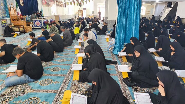تصاویر/ ترتیل‌خوانی قرآن در روزهای ماه مبارک رمضان در شهر امام حسن(ع)