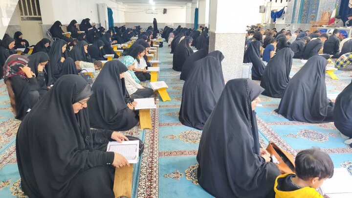 تصاویر/ ترتیل‌خوانی قرآن در روزهای ماه مبارک رمضان در شهر امام حسن(ع)