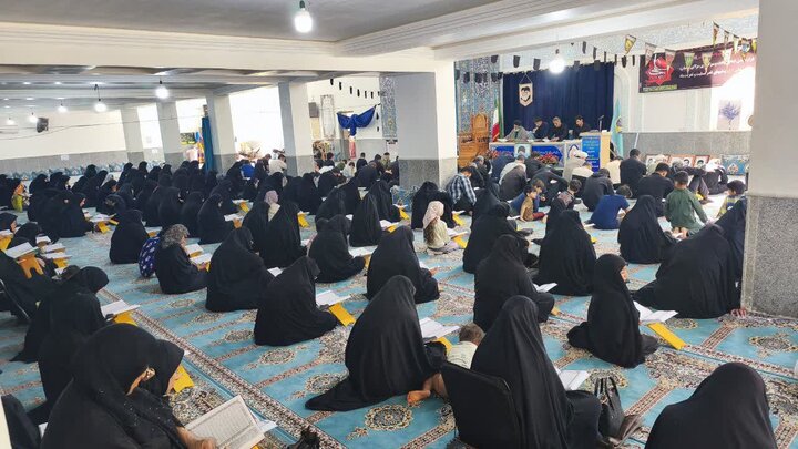 تصاویر/ ترتیل‌خوانی قرآن در روزهای ماه مبارک رمضان در شهر امام حسن(ع)