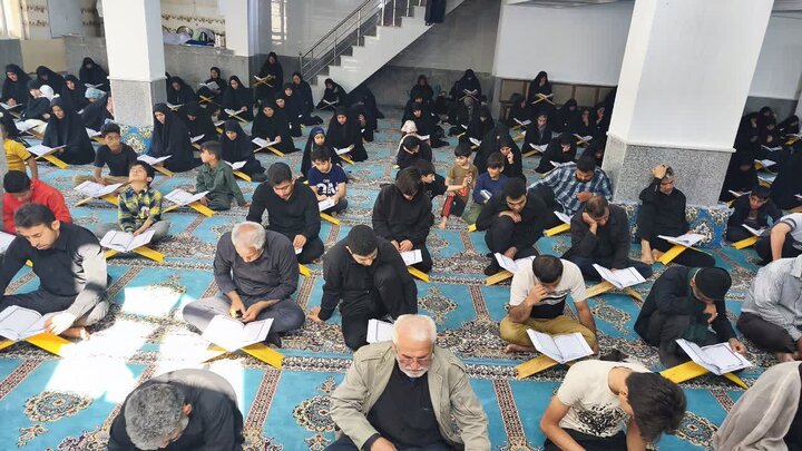 تصاویر/ ترتیل‌خوانی قرآن در روزهای ماه مبارک رمضان در شهر امام حسن(ع)