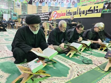 تصاویر/ مراسم لیالی قدر در مسجد الزهرا و آستان مقدس شاه سلطان حسین (ع)نطنز