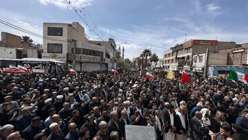 تصاویر/ حضور پر شور مردم غیور شهرستان زاهدان در روز قدس
