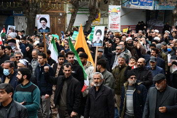 تصاویر/ مراسم راهپیمایی روز جهانی قدس در سلماس