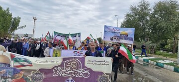 تصاویر/ راهپیمایی روز قدس در خارگ