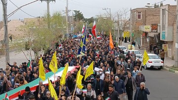 تصاویر /حضور مردم مؤمن و انقلابی محمدآباد، یزدل ونوش آباد در راهپیمایی روز جهانی قدس