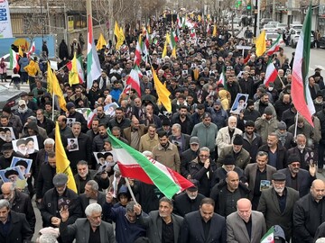 تصاویر/ راهپیمایی روز جهانی قدس در شهر آبسرد