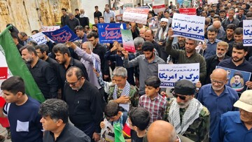 تصاویر/ راهپیمایی روز قدس در آبدان