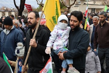 فیلم| خروش روزه‌داران شهرکردی در روز قدس