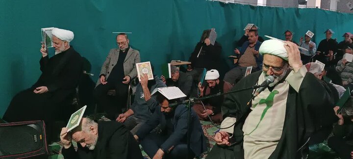 تصاویر/مراسم احیاء شب بیست و سوم ماه مبارک رمضان در ساوه
