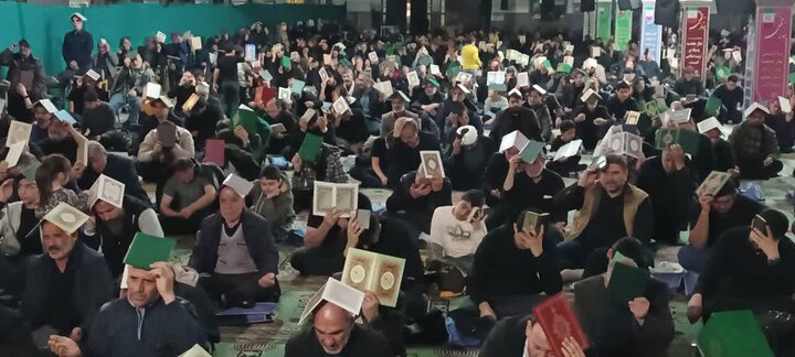 تصاویر/مراسم احیاء شب بیست و سوم ماه مبارک رمضان در ساوه