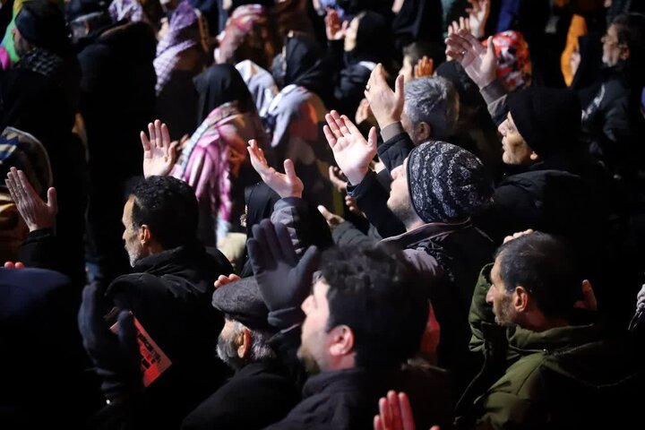 تصاویر/مراسم شبی با شهدای والامقام سردار شهید اسلام سپهبد محمد پاکپور و سرهنگ پاسدار حاج وحید هاشمی در اراک