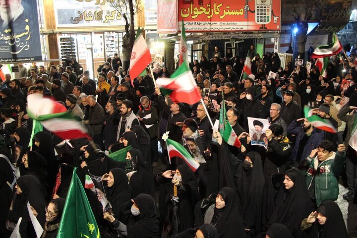 تصاویر / تجمع هم‌بستگی و انتقام‌جویی مردم ملایر