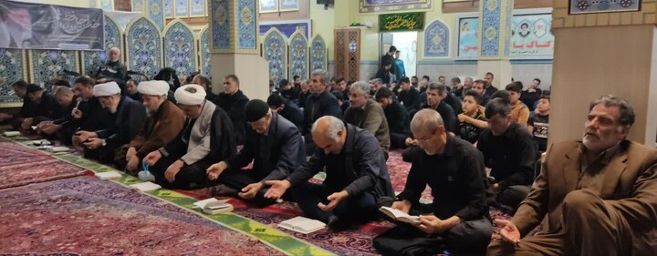 تصاویر/ مراسم سومین شب از لیالی قدر در قهاوند