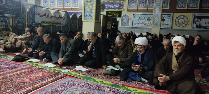 تصاویر/ مراسم سومین شب از لیالی قدر در قهاوند