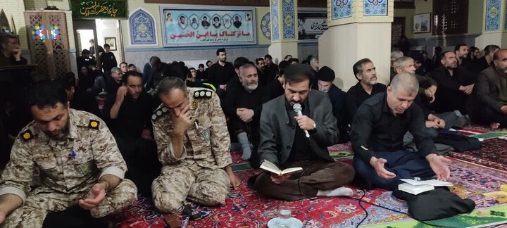 تصاویر/ مراسم سومین شب از لیالی قدر در قهاوند