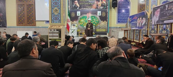 تصاویر/ مراسم سومین شب از لیالی قدر در قهاوند