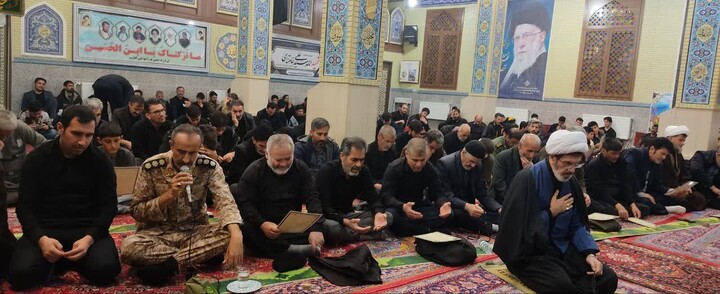 تصاویر/ مراسم سومین شب از لیالی قدر در قهاوند