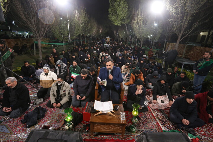 تصاویر / مراسم احیای شب بیست و سوم ماه رمضان در گذز فرهنگی چهارباغ عباسی اصفهان
