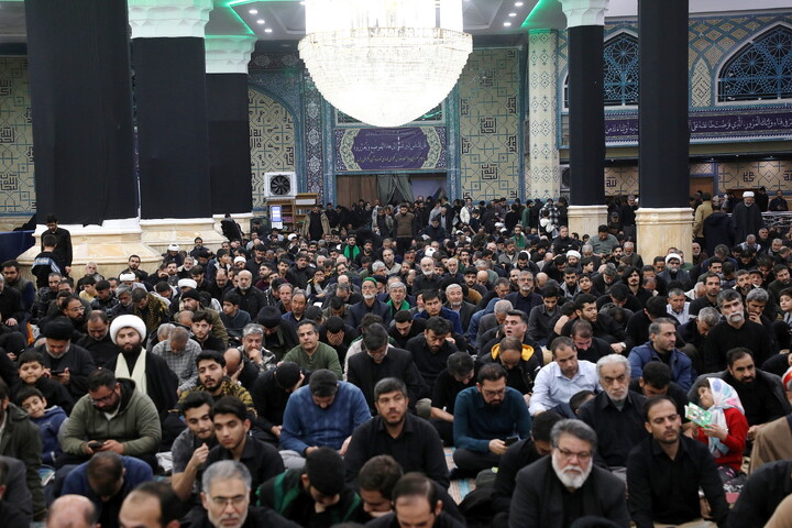 مراسم احیا شب بیست و سوم ماه مبارک رمضان در مسجد مقدس جمکران
