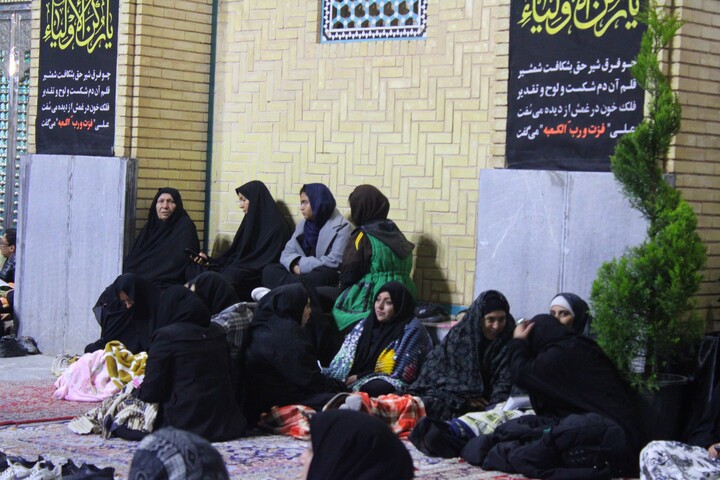 تصاویر/ مراسم احیا شب بیست و سوم ماه مبارک رمضان در جوار امامزادگان شهر جوپار
