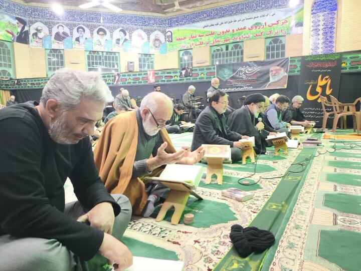 تصاویر/مراسم لیالی قدر در مسجد الزهرا و استان مقدس شاه سلطان حسین (ع)نطنز