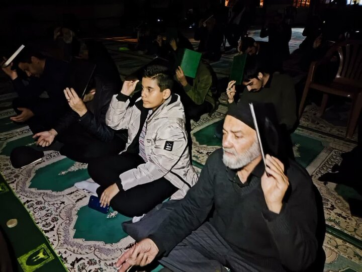 تصاویر/مراسم لیالی قدر در مسجد الزهرا و استان مقدس شاه سلطان حسین (ع)نطنز