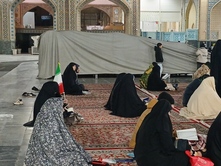 تصاویر/مراسم احیای شب قدر ۲۳ ماه مبارک رمضان حرم رضوی