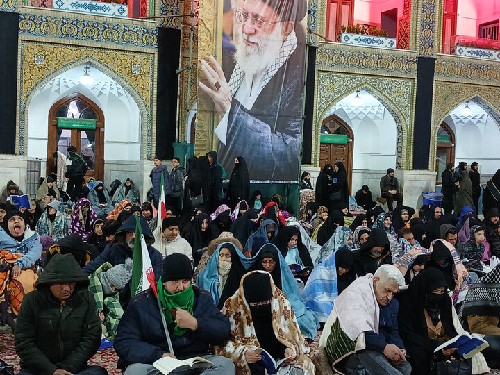 تصاویر/مراسم احیای شب قدر ۲۳ ماه مبارک رمضان حرم رضوی