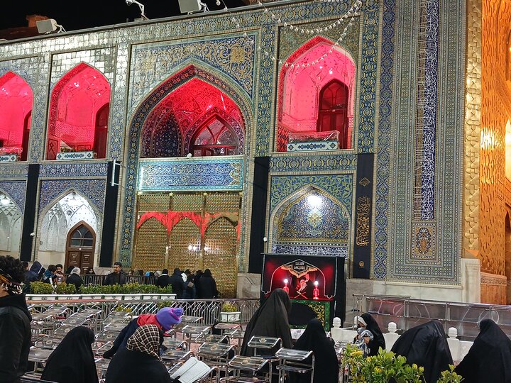 تصاویر/مراسم احیای شب قدر ۲۳ ماه مبارک رمضان حرم رضوی