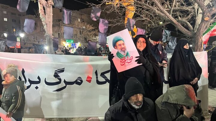 تصاویر /  تجمع میدان نبرد منطقه ۱۴ در لیلة‌القدر ولایت