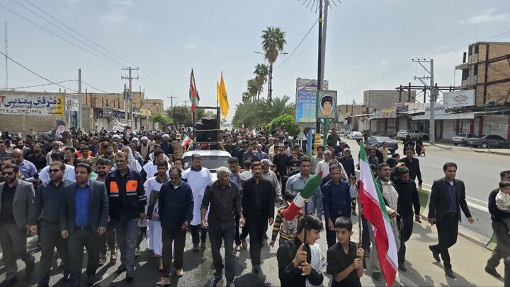 تصاویر/راهپیمایی روز قدس رودبار جنوب