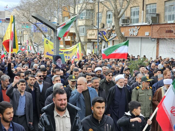 تصاویر/ حضور مردم سنندج در روز جهانی قدس