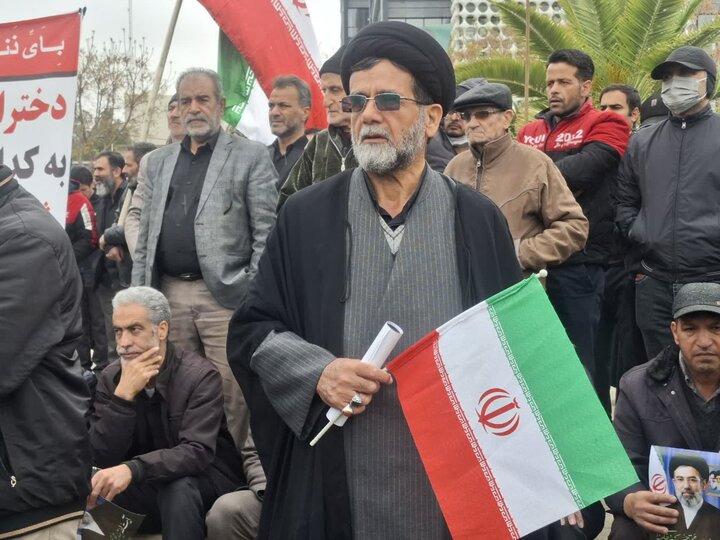 تصاویر/حضور طلاب و روحانیون کاشان در راهپیمایی روز جهانی قدس