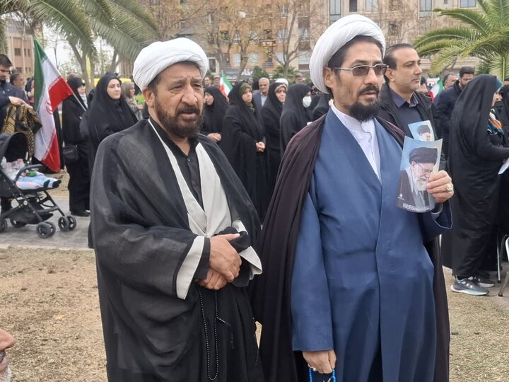 تصاویر/حضور طلاب و روحانیون کاشان در راهپیمایی روز جهانی قدس